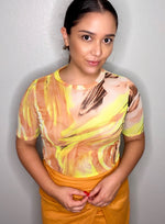 Load image into Gallery viewer, Abstract Mesh Tee
